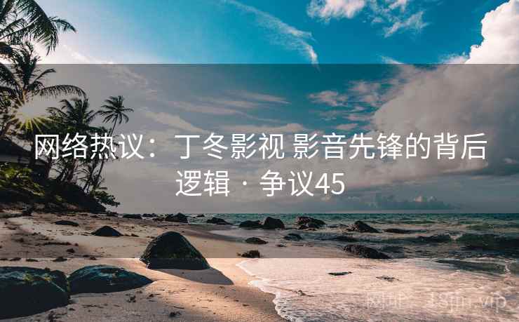 网络热议：丁冬影视 影音先锋的背后逻辑 · 争议45